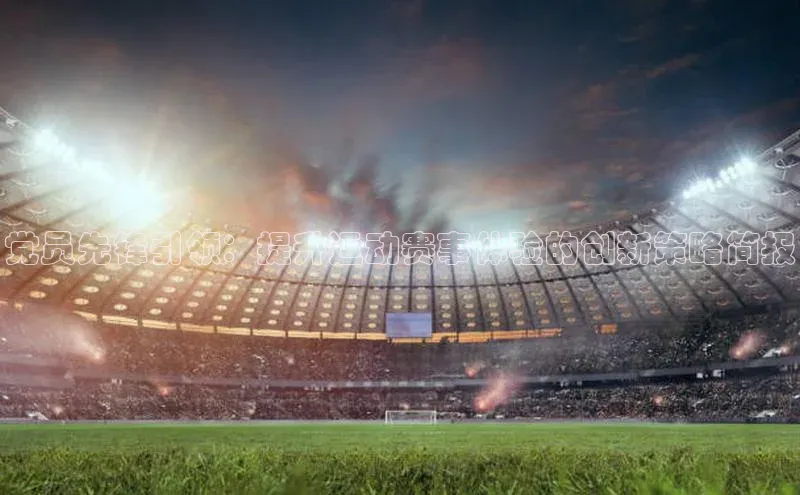 党员先锋引领：提升运动赛事体验的创新策略简报